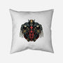 Double Trouble-None-Removable Cover-Throw Pillow-glitchygorilla