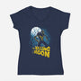 Killing Moon-Womens-V-Neck-Tee-Roni Nucleart