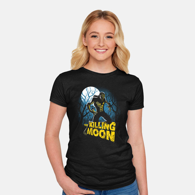 Killing Moon-Womens-Fitted-Tee-Roni Nucleart