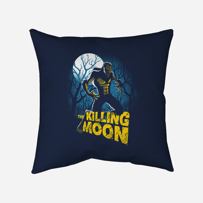 Killing Moon-None-Removable Cover-Throw Pillow-Roni Nucleart