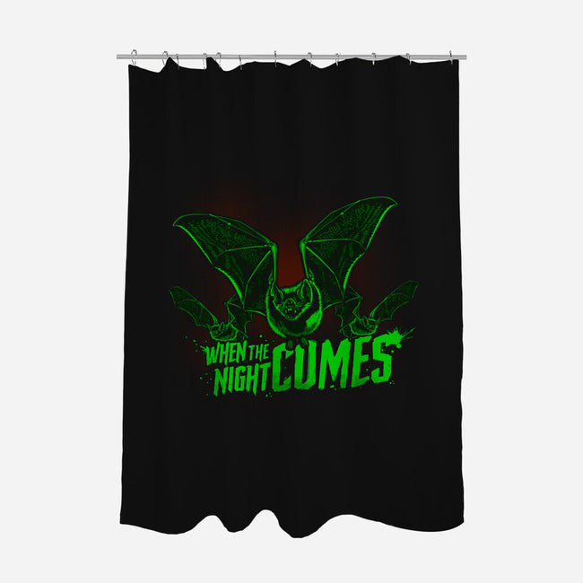 Night Flight-None-Polyester-Shower Curtain-Roni Nucleart