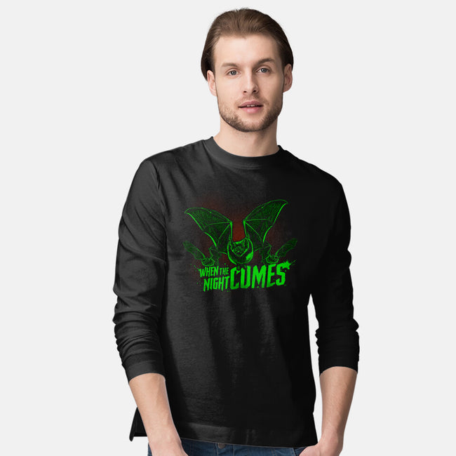 Night Flight-Mens-Long Sleeved-Tee-Roni Nucleart