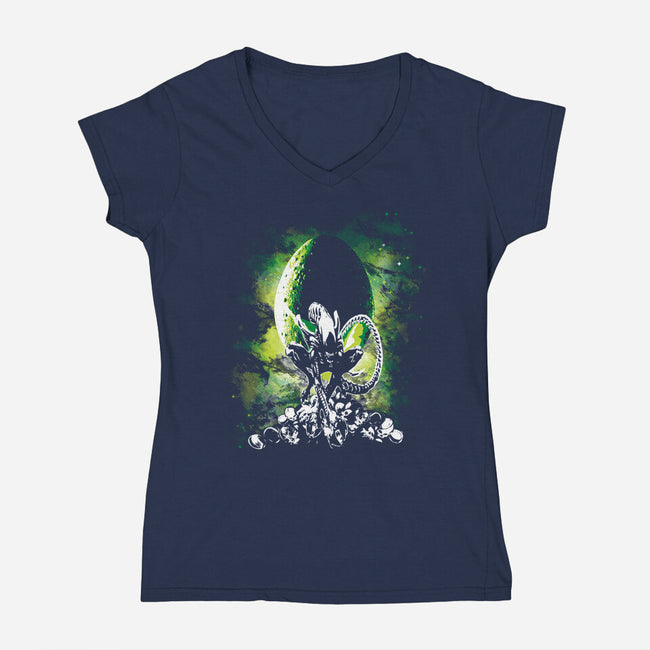 Extraterrorestrial-Womens-V-Neck-Tee-dalethesk8er