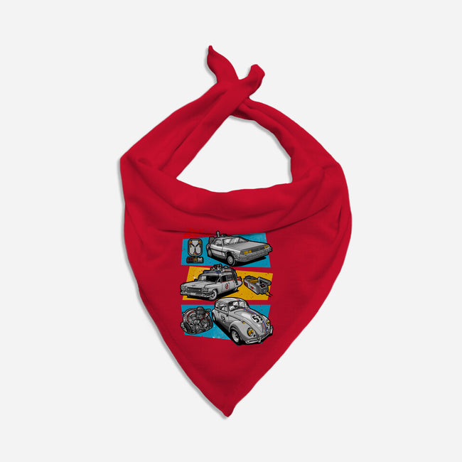 Fast And Curious Cars-Dog-Bandana-Pet Collar-Roni Nucleart