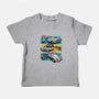 Fast And Curious Cars-Baby-Basic-Tee-Roni Nucleart