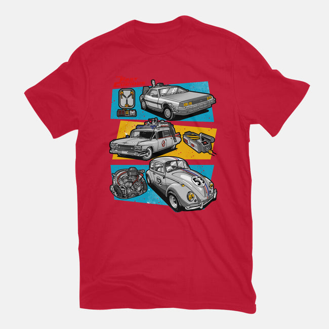 Fast And Curious Cars-Youth-Basic-Tee-Roni Nucleart