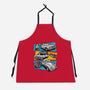 Fast And Curious Cars-Unisex-Kitchen-Apron-Roni Nucleart