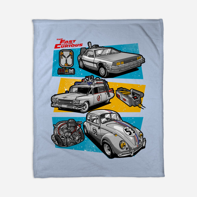 Fast And Curious Cars-None-Fleece-Blanket-Roni Nucleart