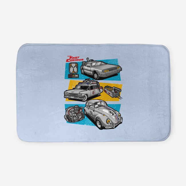 Fast And Curious Cars-None-Memory Foam-Bath Mat-Roni Nucleart