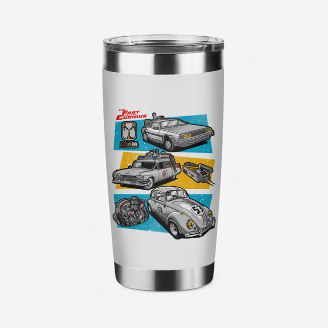 Fast And Curious Cars-None-Stainless Steel Tumbler-Drinkware-Roni Nucleart
