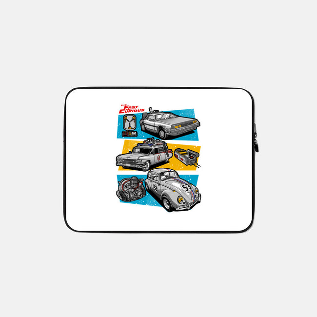 Fast And Curious Cars-None-Zippered-Laptop Sleeve-Roni Nucleart