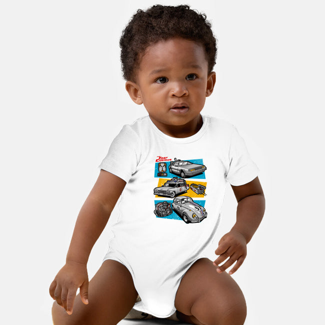 Fast And Curious Cars-Baby-Basic-Onesie-Roni Nucleart