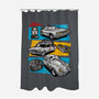 Fast And Curious Cars-None-Polyester-Shower Curtain-Roni Nucleart