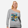 Fast And Curious Cars-Womens-Off Shoulder-Sweatshirt-Roni Nucleart