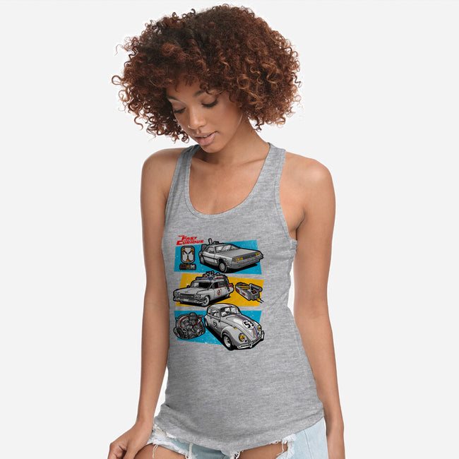 Fast And Curious Cars-Womens-Racerback-Tank-Roni Nucleart