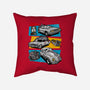 Fast And Curious Cars-None-Non-Removable Cover w Insert-Throw Pillow-Roni Nucleart