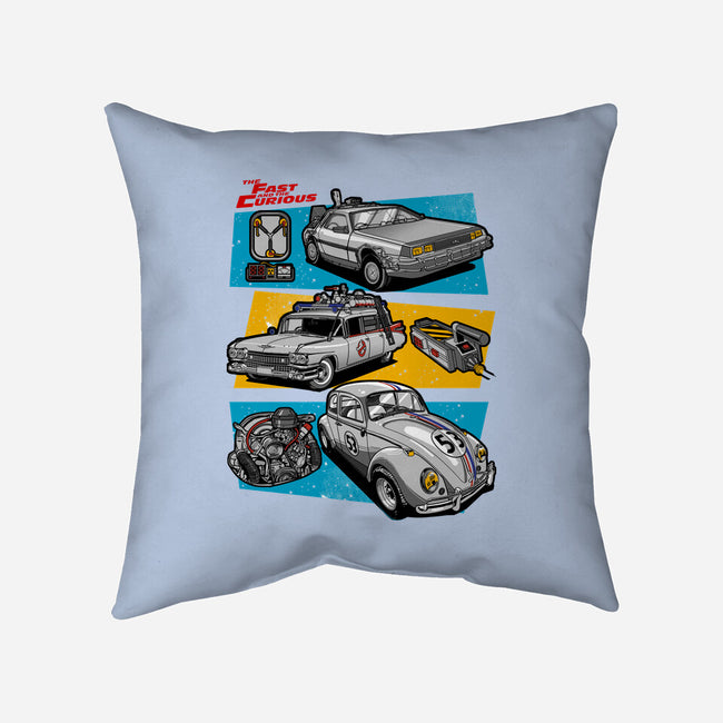 Fast And Curious Cars-None-Removable Cover-Throw Pillow-Roni Nucleart