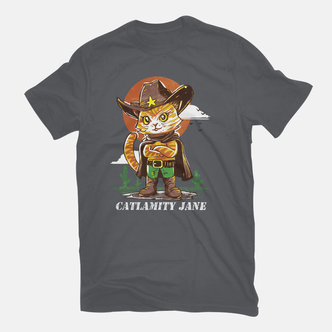 Catlamity Jane-Unisex-Basic-Tee-kharmazero