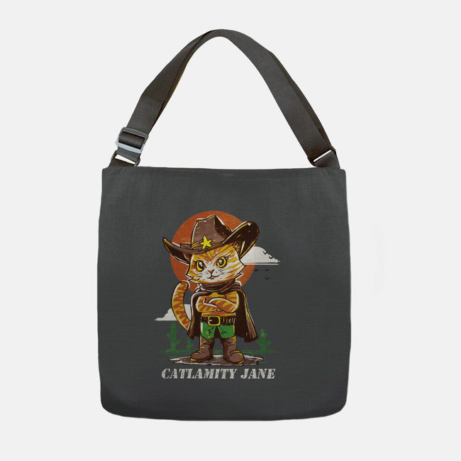 Catlamity Jane-None-Adjustable Tote-Bag-kharmazero