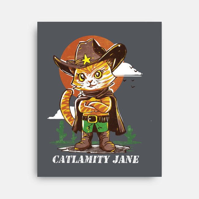 Catlamity Jane-None-Stretched-Canvas-kharmazero