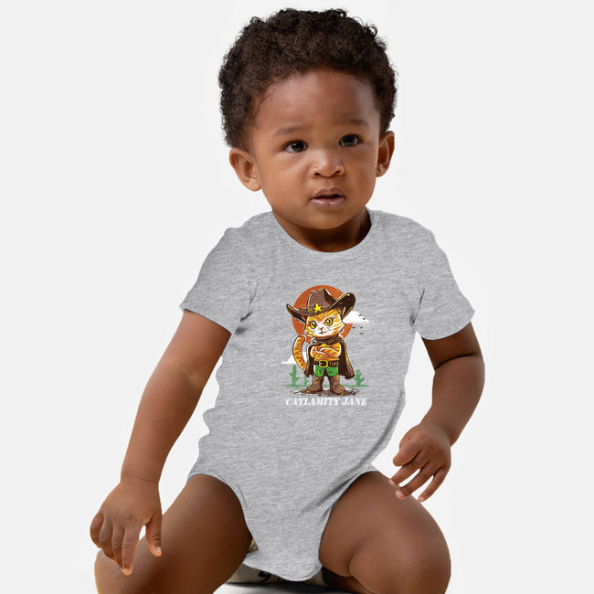 Catlamity Jane-Baby-Basic-Onesie-kharmazero