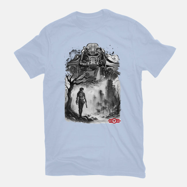 Welcome To The Wasteland-Mens-Heavyweight-Tee-DrMonekers