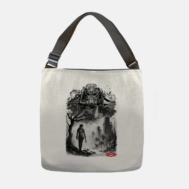 Welcome To The Wasteland-None-Adjustable Tote-Bag-DrMonekers