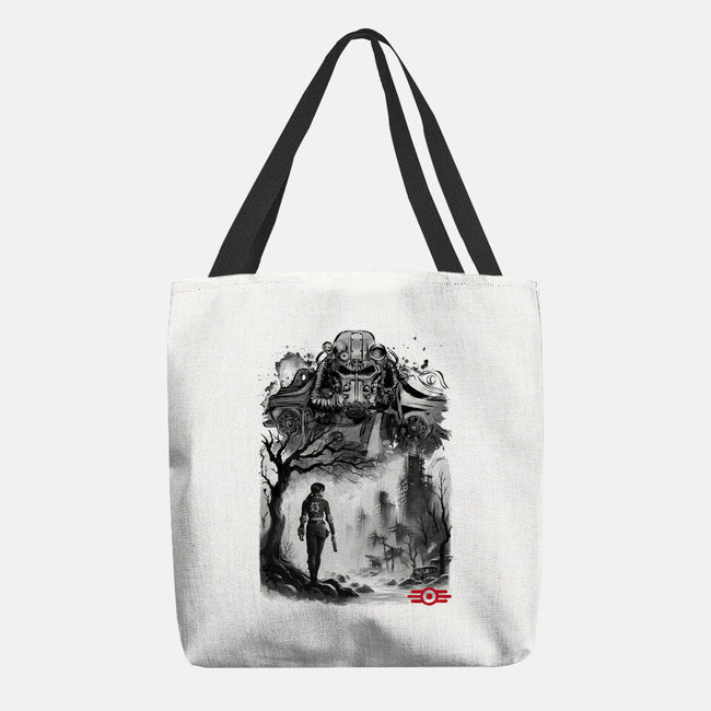 Welcome To The Wasteland-None-Basic Tote-Bag-DrMonekers