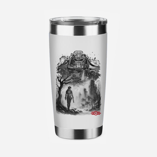 Welcome To The Wasteland-None-Stainless Steel Tumbler-Drinkware-DrMonekers