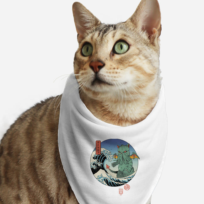 Great Cathulhu Wave-Cat-Bandana-Pet Collar-vp021