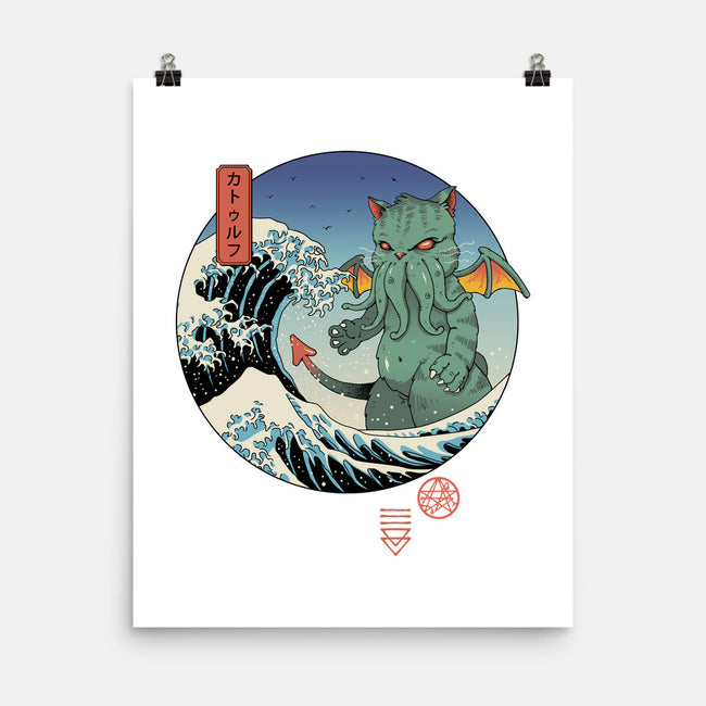 Great Cathulhu Wave-None-Matte-Poster-vp021