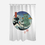 Great Cathulhu Wave-None-Polyester-Shower Curtain-vp021