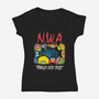 Straight Outta Street-Womens-V-Neck-Tee-turborat14