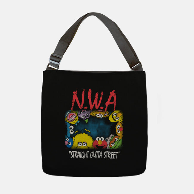 Straight Outta Street-None-Adjustable Tote-Bag-turborat14