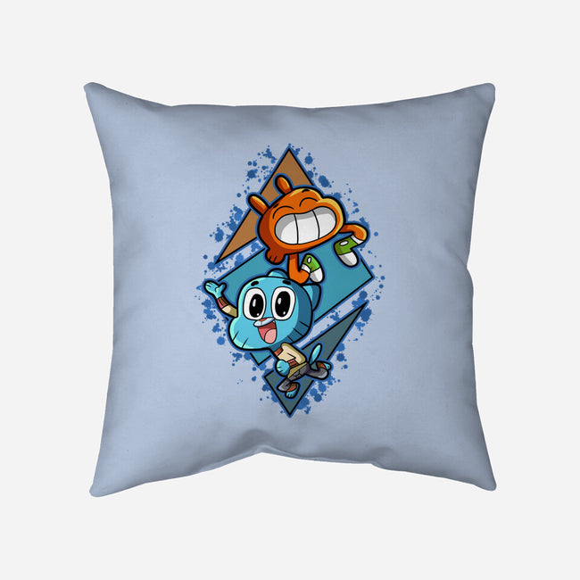 My Favorite Brother-None-Removable Cover-Throw Pillow-nickzzarto