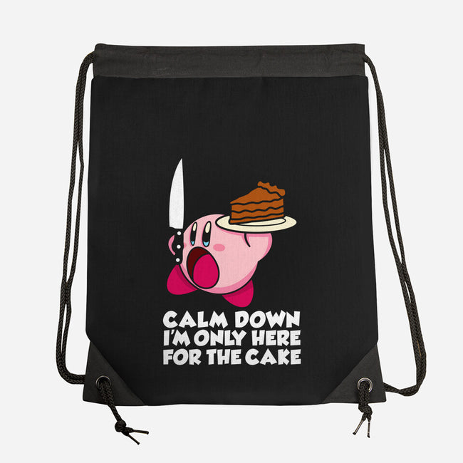 Calm Down-None-Drawstring-Bag-Xentee