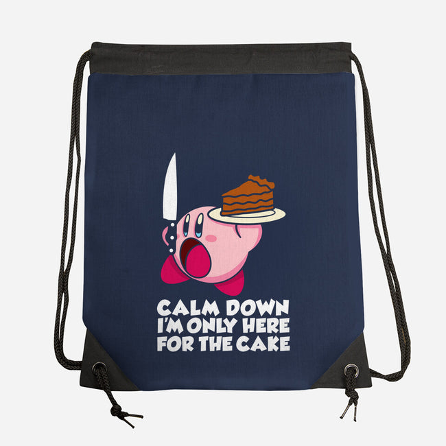 Calm Down-None-Drawstring-Bag-Xentee