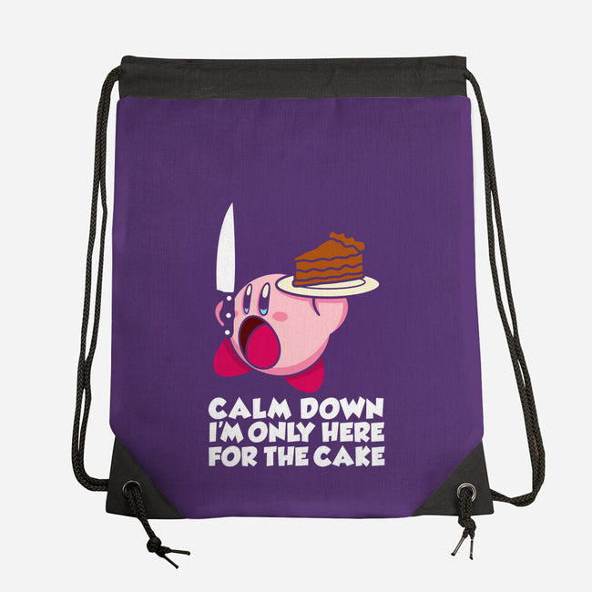 Calm Down-None-Drawstring-Bag-Xentee