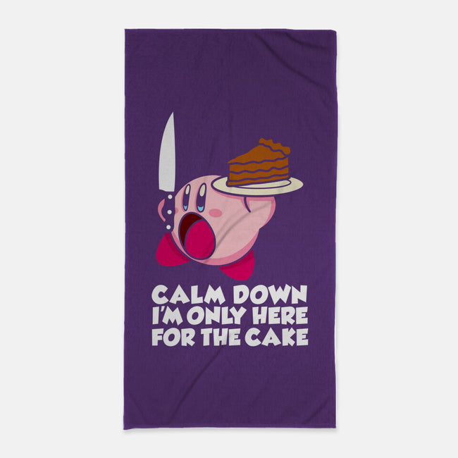 Calm Down-None-Beach-Towel-Xentee