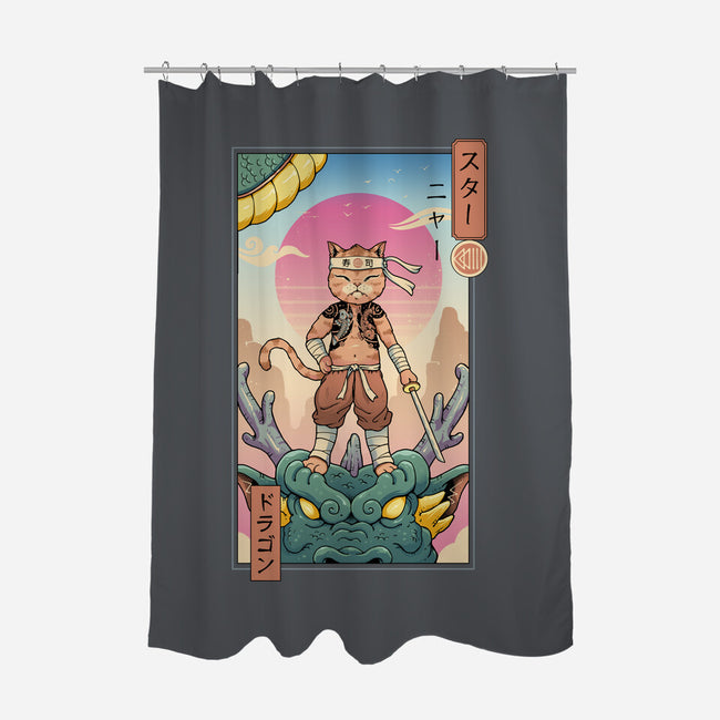 Dragon Meowster-None-Polyester-Shower Curtain-vp021
