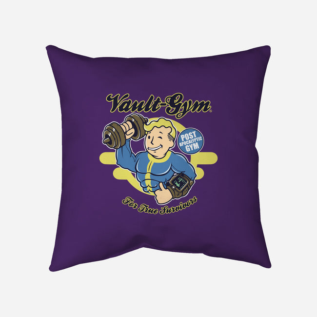 Vault Gym-None-Non-Removable Cover w Insert-Throw Pillow-FernandoSala