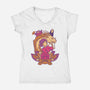 A Spirited Adventure-Womens-V-Neck-Tee-Gleydson Barboza