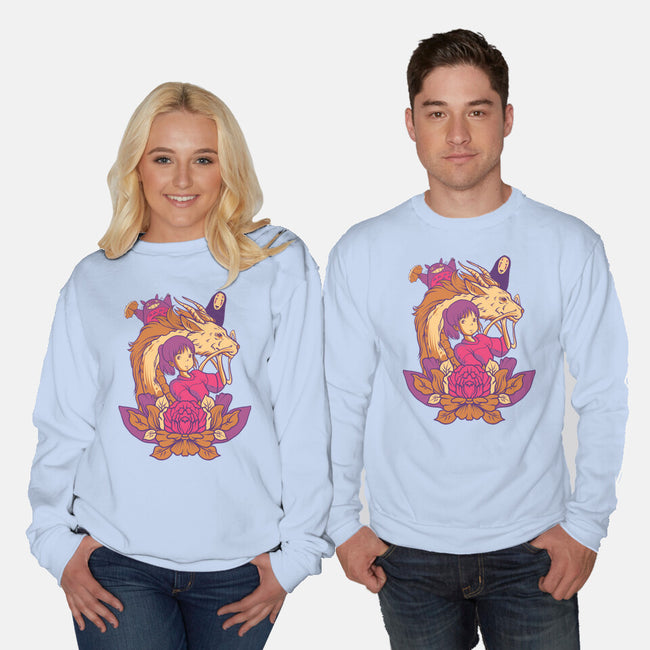 A Spirited Adventure-Unisex-Crew Neck-Sweatshirt-Gleydson Barboza