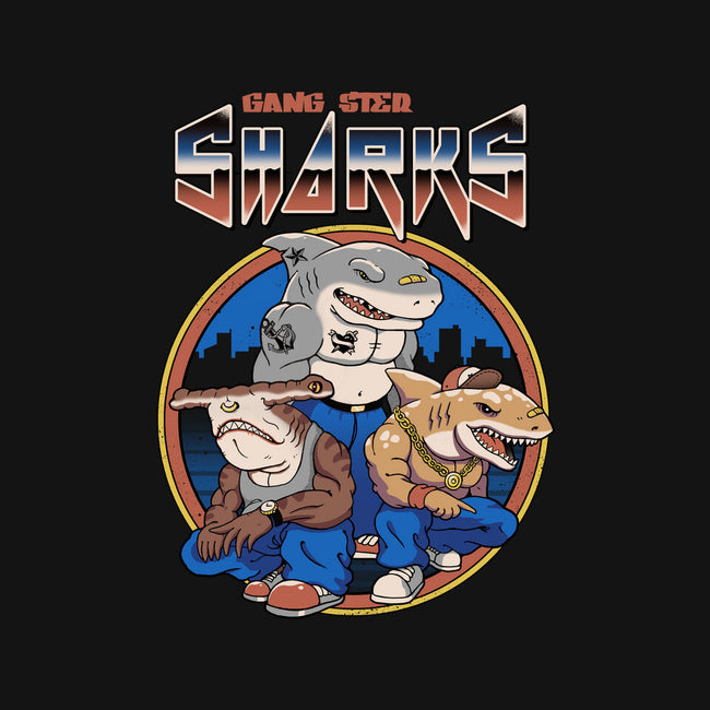 Gangster Sharks-Youth-Pullover-Sweatshirt-vp021
