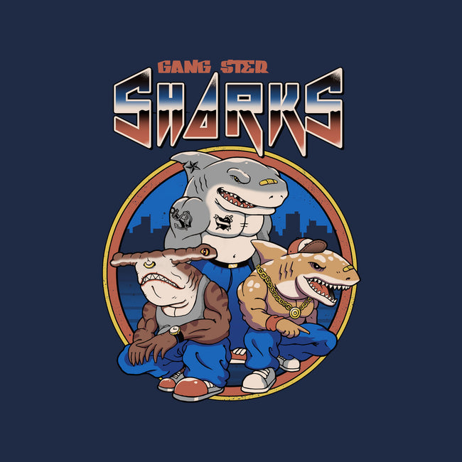 Gangster Sharks-Youth-Pullover-Sweatshirt-vp021