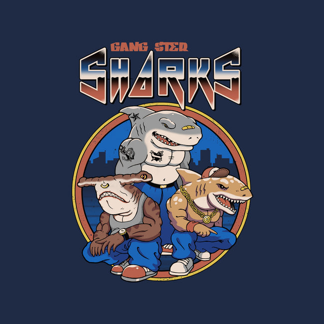 Gangster Sharks-Mens-Heavyweight-Tee-vp021