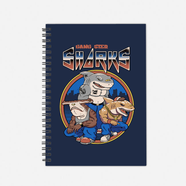 Gangster Sharks-None-Dot Grid-Notebook-vp021