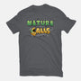 Nature Calls-Womens-Basic-Tee-Boggs Nicolas