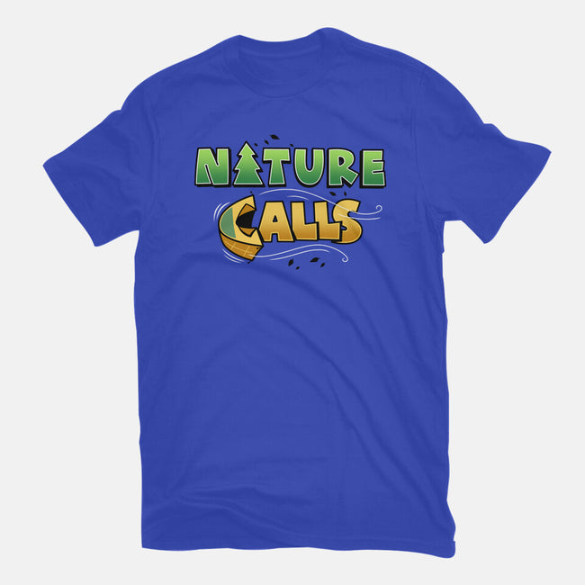 Nature Calls-Womens-Fitted-Tee-Boggs Nicolas