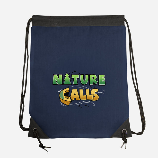 Nature Calls-None-Drawstring-Bag-Boggs Nicolas